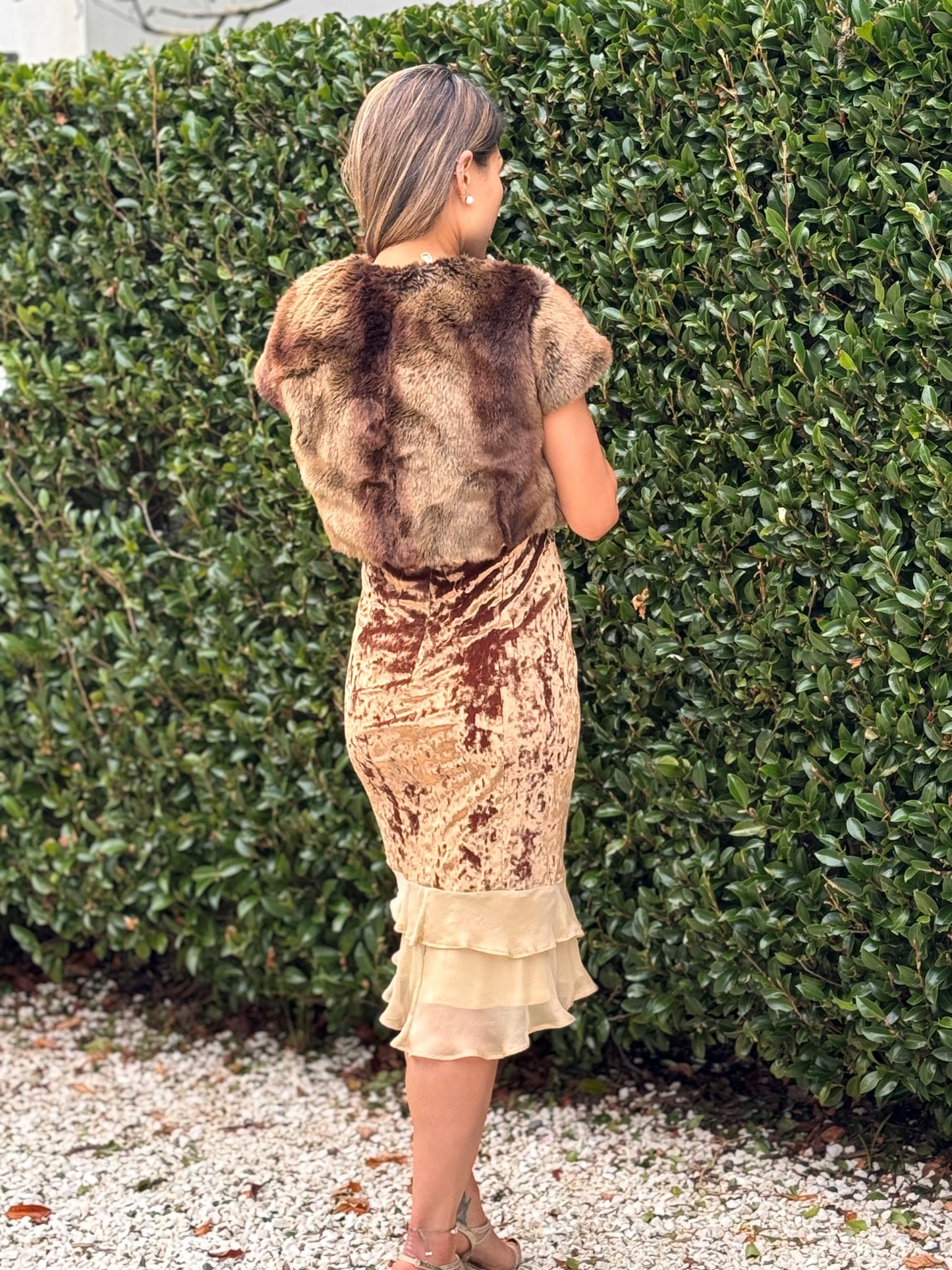 Chrystal Sloane Couture Lemur Faux Fur Bolero