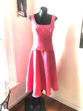 Load image into Gallery viewer, Chrystal Sloane New Season Guava Pink Linen Full Circle Skirt