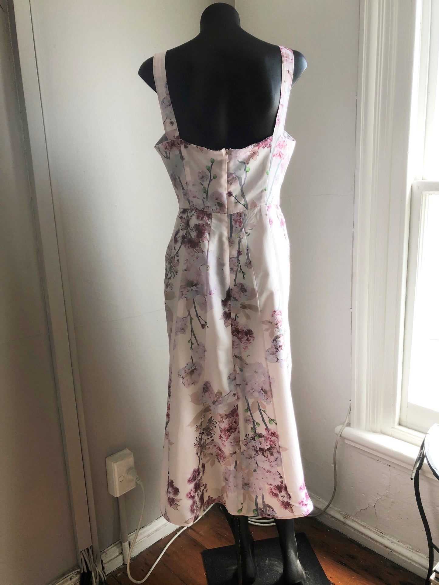 Chrystal Sloane Soft Pink Blossom Print Sundress.