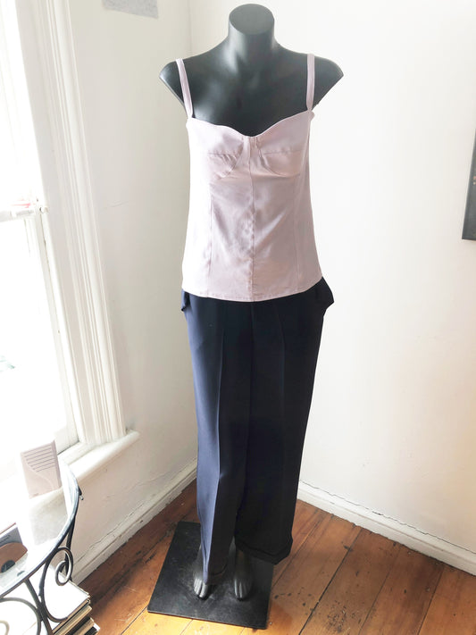 Chrystal Sloane Lilac Fitted Camisole.