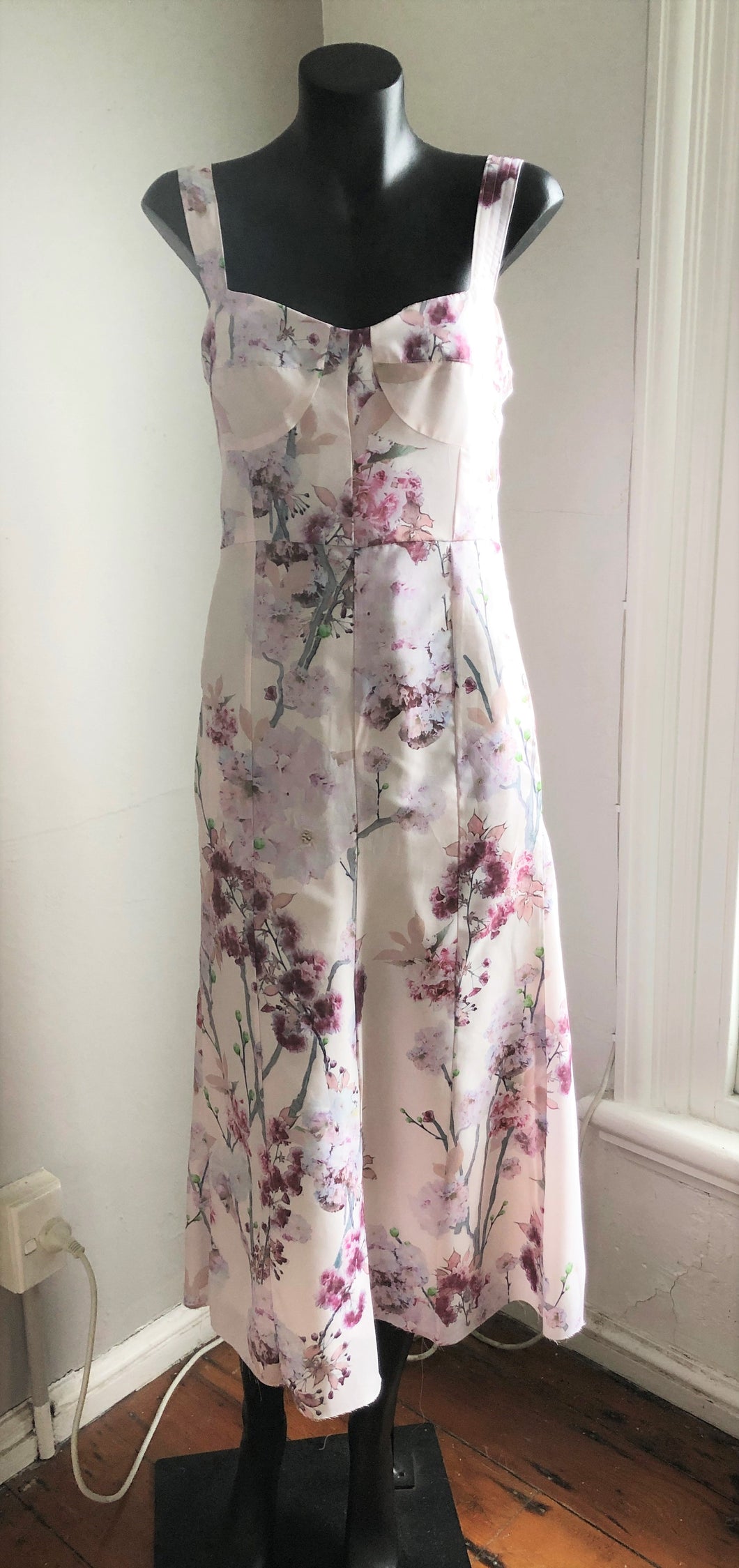 Chrystal Sloane Soft Pink Blossom Print Sundress.
