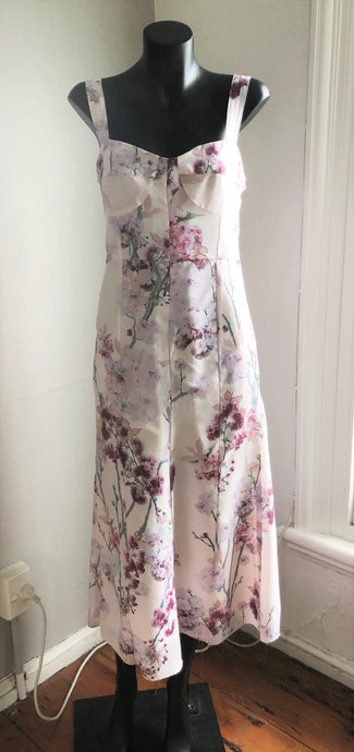 Chrystal Sloane Soft Pink Blossom Print Sundress.